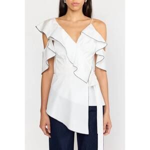 NEW CHRISTY LYNN roan top in white